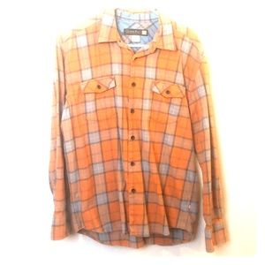 {Quicksilver} Plaid Flannel button up shirt